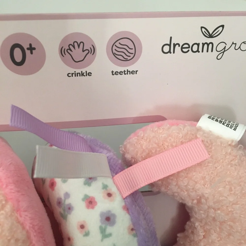 Spiral Soft Baby Toy Soothing Sensory Activities Pink NEW | DreamGro